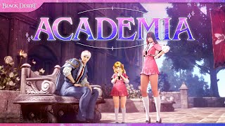 Academia  Outfit Preview  All Classes  Black Desert [upl. by Anaibib]