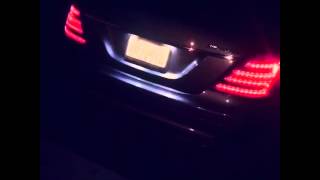 Mercedes Benz s550 straight pipes [upl. by Atibat]