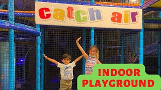 Catch Air Indoor Playground Paramus NJ USA [upl. by Anwad375]