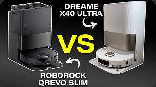 Roborock qRevo Slim vs Dreame X40 Ultra Welcher Saugroboter ist besser für Dich [upl. by Gurolinick]