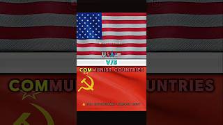 USA vs Communist Countries Roundwise Comparison world shorts geoinfoedits viral [upl. by Nadnarb]