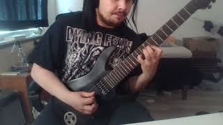 Impaled Rektum  Flooding Secrations Guitar cover [upl. by Spindell]