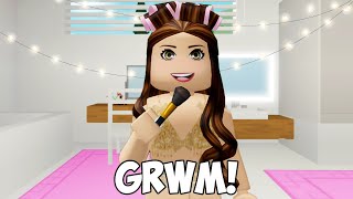 GRWM FOR A NEW YEARS PARTY Brookhaven Roleplay [upl. by Bridges]