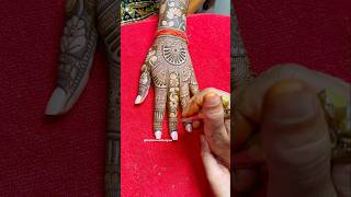 Bridal Mehndi Back Hand Full Design backhandmehndi bridalmehndi mehndi rajmehandidesigner 1k [upl. by Gearalt]