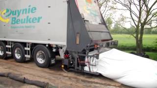 Knapen Walking Floor Trailer with Bagging Unit [upl. by Nyluqcaj]