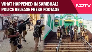 Sambhal Violence Latest Update  What Happened In Sambhal Police Release Fresh Footage Of Violence [upl. by Nnylekoorb]