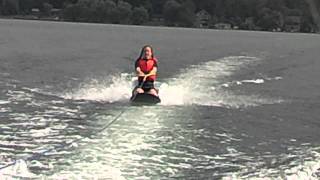 Kneeboarding behind a Sailboat [upl. by Pontus]