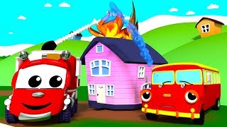 The Wheels on the Fire Truck Instrumental Version amp The Wheels on the Bus Racing Ver [upl. by Jemma]