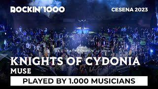 Knights of Cydonia  Muse played by 1000 musicians  Rockin1000 [upl. by Tecla]