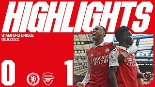 HIGHLIGHTS  Chelsea vs Arsenal 01  Gabriel gives us all three points [upl. by Junina464]