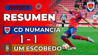 Resumen CD Numancia  11  UM Escobedo [upl. by Anhavas]