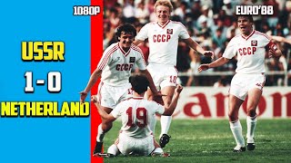 Netherlands vs Soviet Union 0  1 Euro 1988 [upl. by Jackie501]