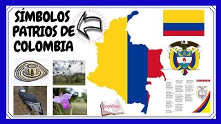 ☀Símbolos Patrios de COLOMBIA  Símbolos Patrios Naturales y Culturales de COLOMBIA Jopabaa [upl. by Tudela]