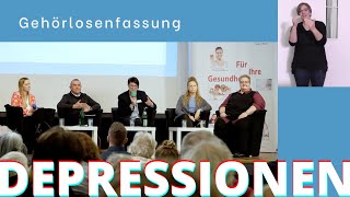 Gesundheit im Gespräch  Depressionen  Gehörlosenfassung [upl. by Lipp]