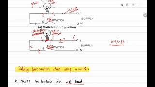 9 Switchessingle pole switchDouble pole switchreason for connecting the switch in the live wire [upl. by Doomham606]