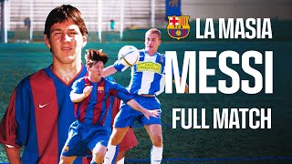 🍿 ENJOY LIONEL MESSIs PERFORMANCE AT LA MASIA AT THE AGE OF 17  FULL MATCH 💎  FC Barcelona [upl. by Sylvan710]