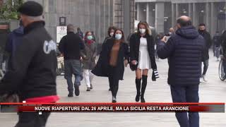 NUOVE RIAPERTURE DAL 26 APRILE MA LA SICILIA RESTA ARANCIONE [upl. by Ruckman326]