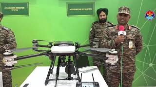 Multipurpose Octocopter by Indian Army  Indigenous innovation by Army Design Bureau [upl. by Kareem806]