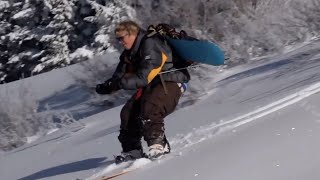 Snowboarding in a Vikings jacket and driving an El Camino [upl. by Dori]