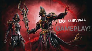 WarframeHarrow Prime Gameplay10 Minute MOT Survival Run [upl. by Nileuqay]