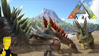 KENTROSAURUS KIBBLE TAME MOBILE SPIKE WALL ARK Survival Evolved [upl. by Frymire]