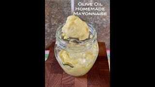 Homemade Olive Oil Mayo [upl. by Acirat432]