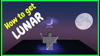 SOLS RNG How to Get LUNAR  Sols RNG Roblox [upl. by Lasser]