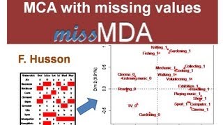 Multiple correspondence analysis on an incomplete dataset [upl. by Hairehcaz]