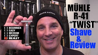 Mühle R41 quotTWISTquot Safety Razor Review and Shave [upl. by Guzel]