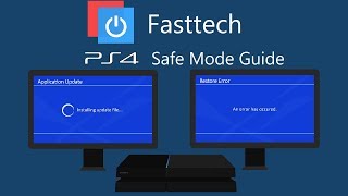 PS4 Safe Mode Guide Fix Restore Error Update Error Factory Settings Initialize PS4 [upl. by Atsirk]