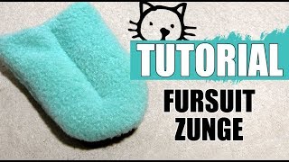 Tutorial  Stoff Zunge für Fursuits  Deutsch [upl. by Assirk]