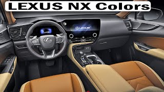 2022 Lexus NX  Interior amp Exterior Colour Variations [upl. by Jill971]