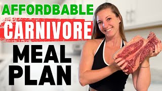 3 Day Affordable amp Easy Carnivore Meal Plan [upl. by Anirbys]