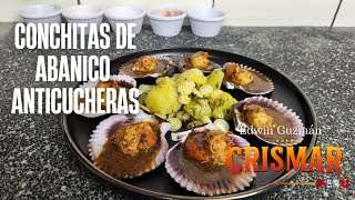 CONCHITAS DE ABANICO ANTICUCHERAS  COCINA PERUANA [upl. by Viveca]