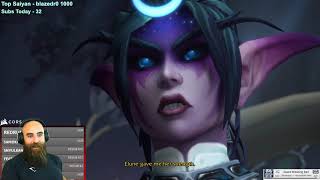 Tyrande vs Sylvanas Fight Cinematic Bajheera Reaction  WoW Shadowlands 91 Storyline Cutscene [upl. by Imogen]