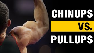 Pullups vs Chinups The BIG Differences [upl. by Ahsoem84]