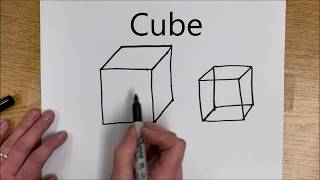 How to Draw 3D Shapes [upl. by Scriven566]