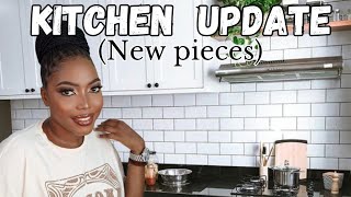 kitchen Update  New Decor Pieces  Decor  Haul  Vlog  Nicole Addie [upl. by Ameekahs]