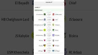 jsk vs biskra programme et classement ligue 1 mobilis [upl. by Milman858]