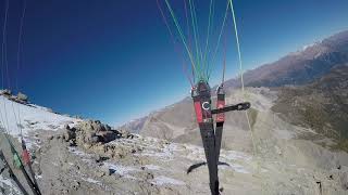 Parapendio Monte Chaberton 3131 mt HikeampFly [upl. by Proctor468]