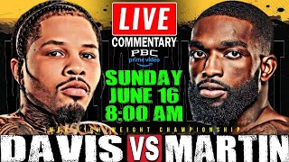 🔴LIVE Gervonta Davis vs Frank Martin Boxing Commentary  WBA World Lightweight Championship [upl. by Chase]