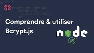 Comment sécuriser des mots de passe avec Bcrypt  Nodejs [upl. by Kcirdled637]