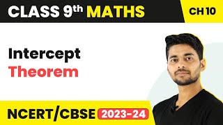 Intercept Theorem  Quadrilateral  Class 9 Maths [upl. by Arries]