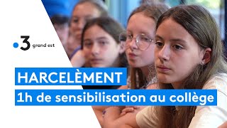 Une heure contre le harcèlement scolaire au collège de WitrylèsReims [upl. by Lenhard]