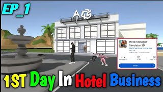 I OPENED MY OWN HOTEL 🏨  1 DAY IN HOTEL MANAGER SIMULATOR 3D  gaming technogamerz gameranandpg [upl. by Jayme]