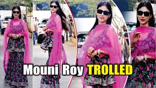 Mouni Roy Gets Trolled for her New look  Mouni Roy 1st Video After Marriage  Mouni amp Suraj Wedding [upl. by Adnalohs]