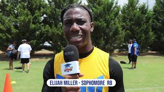 DMV Gridiron Interviews Wises Elijah Miller [upl. by Noseyt916]