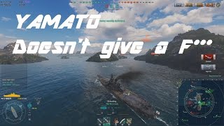 World of Warships Yamato doesnt give a F  Commentary 211k damage in 13min [upl. by Sucramrej]