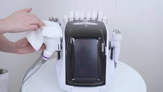 LS78D1SB How to install 6 In 1 Ultrasonic Cavitation Vacuum RF Body Slimming Machine Home Spa Use [upl. by Aillij]