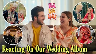 Reacting On Our Wedding Album  Most Awaited Vlog  Jyotika and Rajat [upl. by Coulson50]